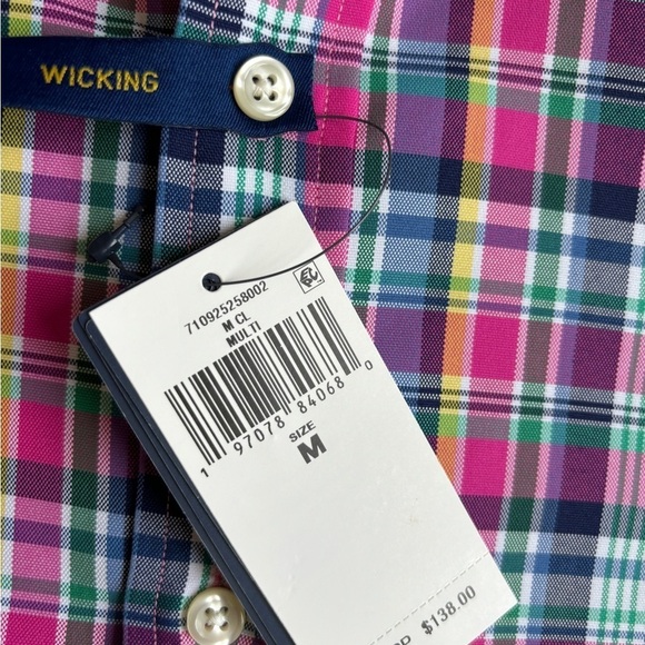 NEW Polo Ralph Lauren Classic Fit Performance Plaid LS Shirt Multicolor Men's M - Picture 8 of 13